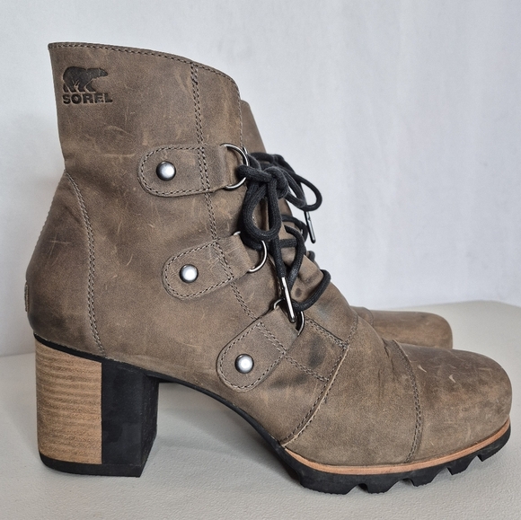 Sorel Addington Lace-Up Booties - Size 12 - Picture 1 of 16